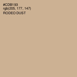 #CDB193 - Rodeo Dust Color Image